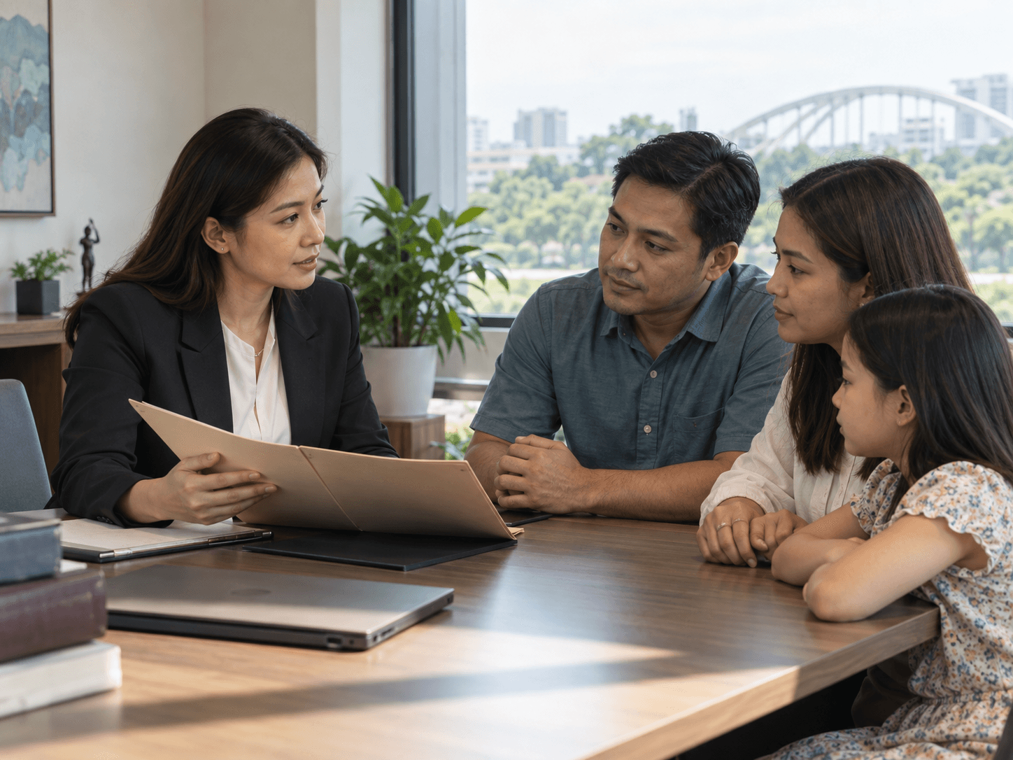 APSSAT attorney meeting with clients
